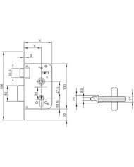CERRADURA Nº 600 YALE/AZBE