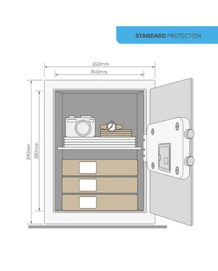 CAJA FUERTE ALARMA GRANDE YEC/390/DB TESA