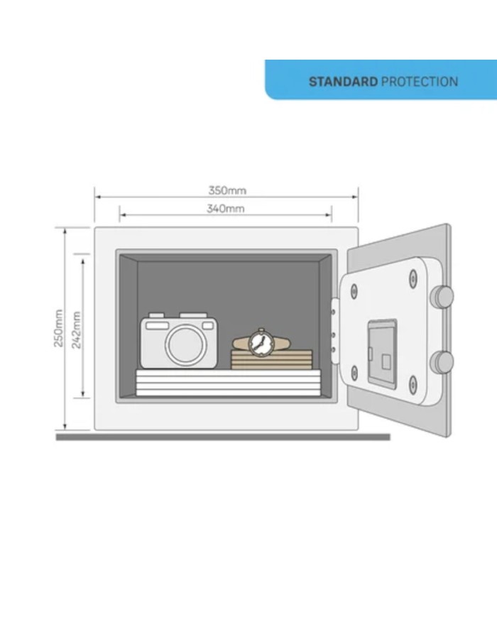 CAJA FUERTE ALARMA MEDIANA YEC/250/DB1 TESA