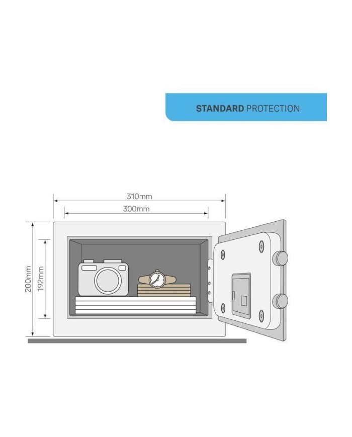 CAJA FUERTE ALARMA PEQUEÑA YEC/200/DB1 TESA
