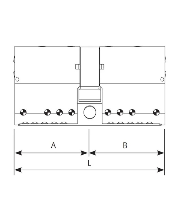 CILINDRO SEGURIDAD HSK MODULAR YALE-AZBE