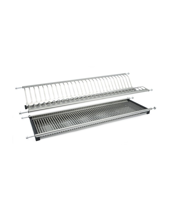 ESCURREPLATOS/VASOS CON BANDEJA INOX PLASTIMODULS