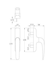 MANILLA 2600V PRACTICABLE ESTRECHA AMIG