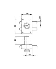 CERRADURA Nº 16 P YALE/AZBE