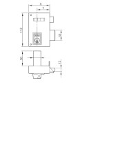 CERRADURA Nº 56 AP CILINDRO PERFIL YALE/AZBE