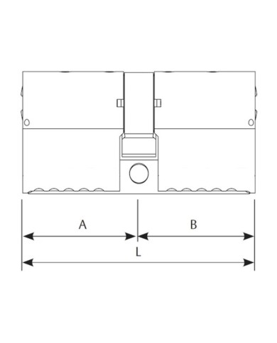 CILINDRO SERRETA YL5 YALE/AZBE