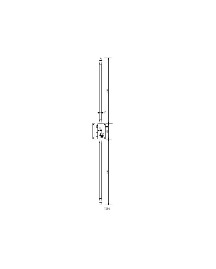 CERRADURA DE SEGURIDAD TS30 TESA