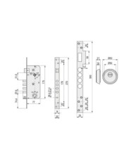 CERRADURA SEGURIDAD R-200/B5/66 TESA