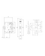 PICAPORTE Nº 134UP5RHL PLUS HL C/R TESA