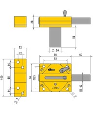 CERROJO Nº 7930-RCV SEGURIDAD LINCE