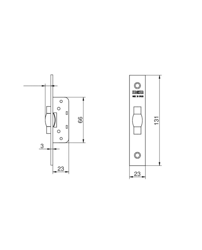 CERRADURA 1552/14 DOM-MCM