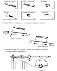 FRENO PARA KIT PUERTA RUSTICA DIVALFER