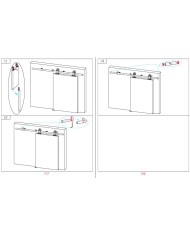 KIT CORREDERA 2M VISTO INOX MADERA DIVALFER
