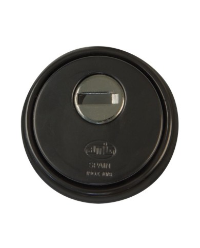 ESCUDO SEGURIDAD 31-65 NEGRO MATE AMIG
