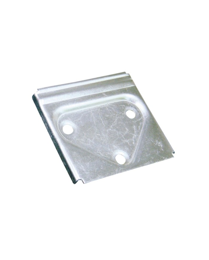 PLACA COLGADOR CUADRADA ZINCADA