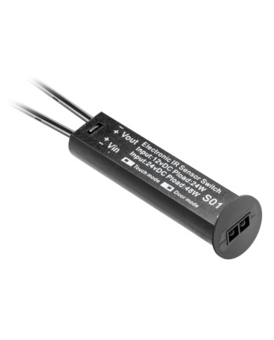 INTERRUPTOR UNIVERSAL NEGRO 12V