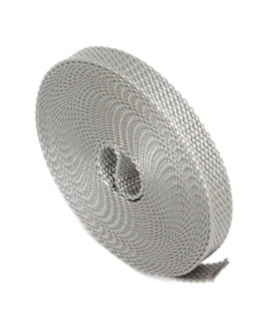 CINTA PERSIANA 14MMX6 MTROS ROLLO GRIS