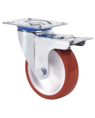 RUEDA GIRA. 100MM  2-2355 POLIURETAN