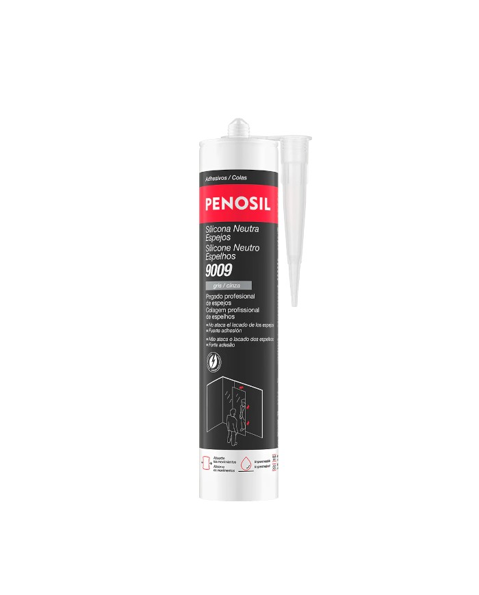 SILICONA NEUTRA 9009 GRIS ESPEJOS