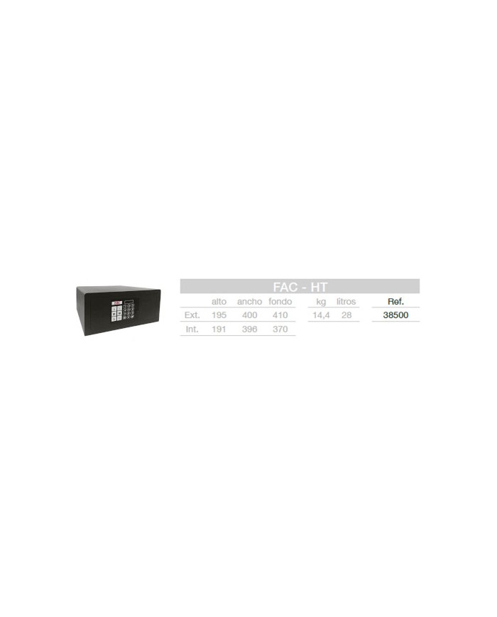 CAJA SOBREPONER FAC-HT MOTORIZADA ELECTRICA